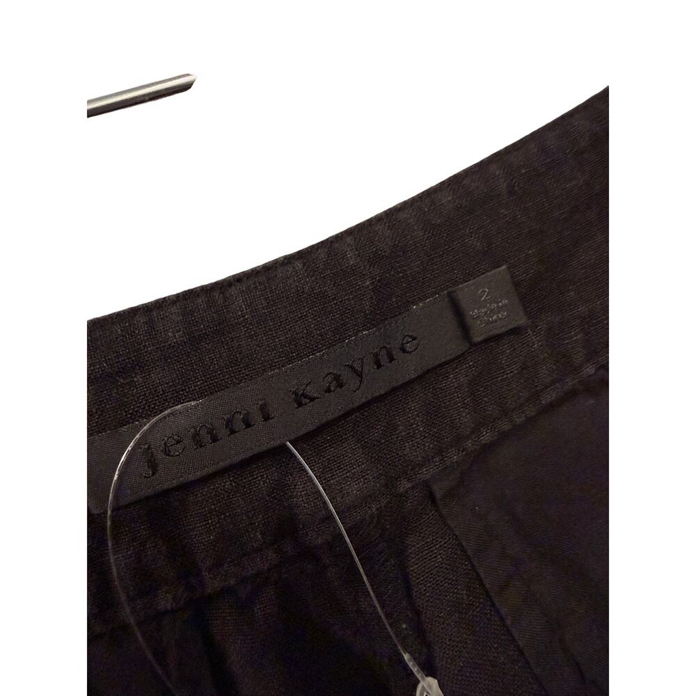Jenni Kayne 2 Wide Leg Kyle Pants 100% Linen High Rise Pleated Casual Luxury - Picture 5 of 10